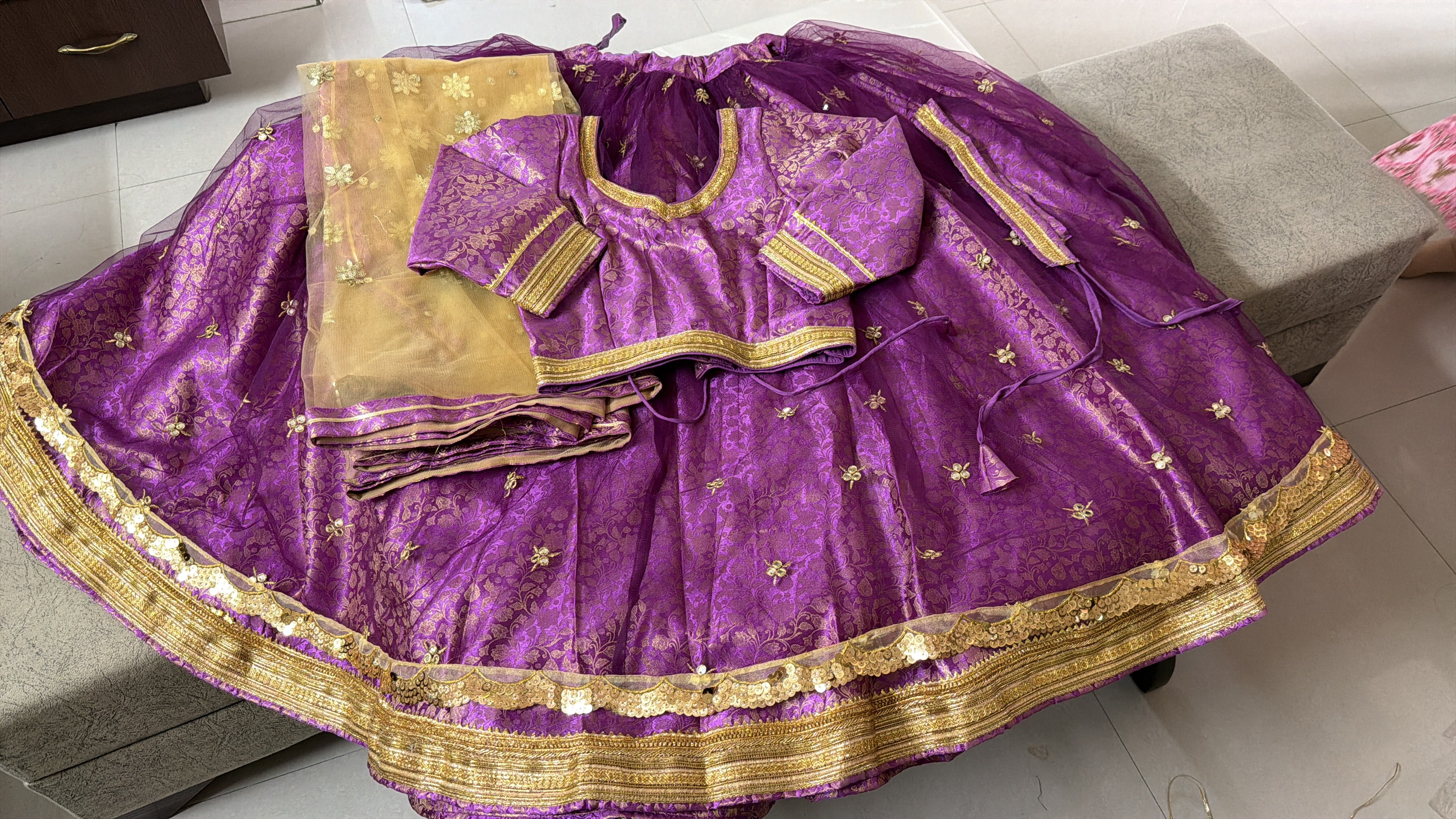 Premium banarasi with soft net layer on top
