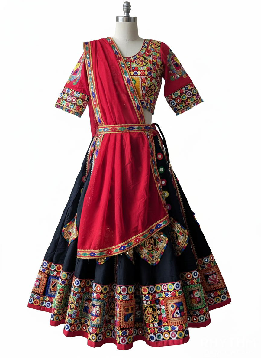 Vibrant handmade chaniya choli