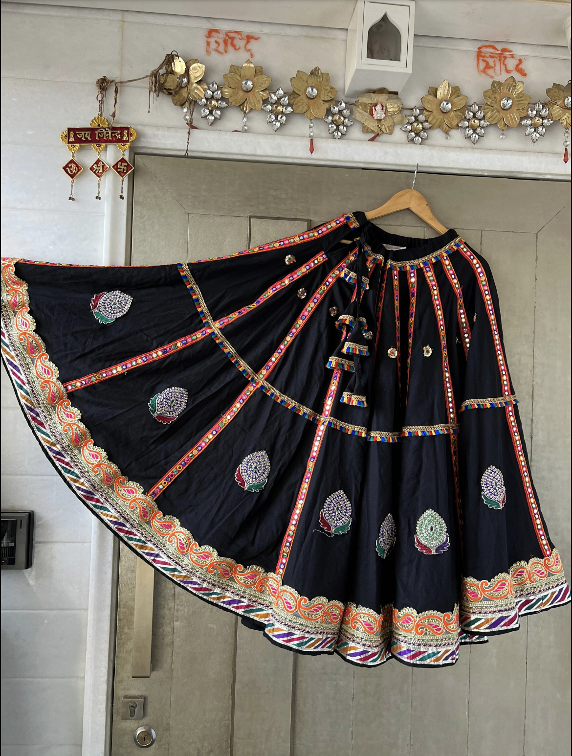 Authentic Handmade Kalbelia Dance Costume – Lightweight & 360° Flare
